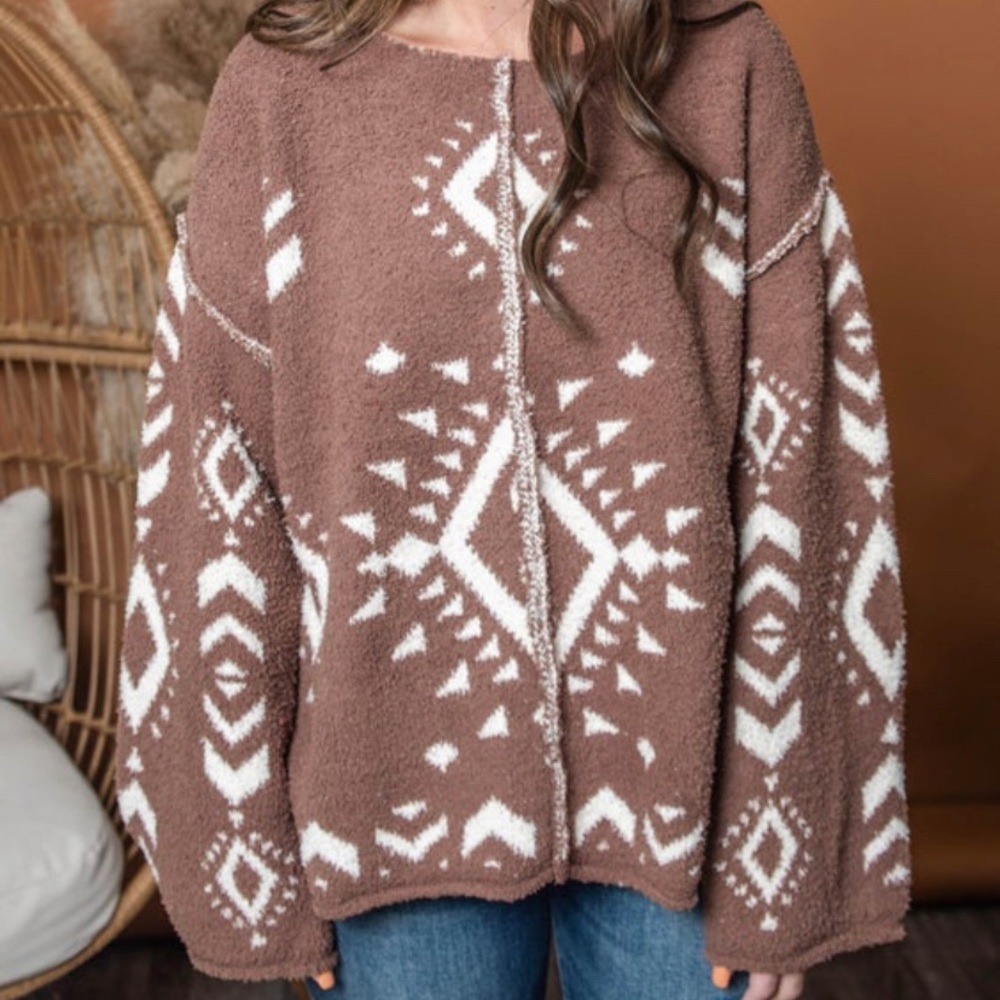 Bibi Aztec Sweater Medium